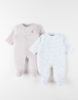 Set De 2 Pyjamas Bébé, Velours, Noukie's