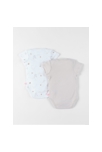 Lot De 2 Bodies Lion En Coton, Noukie's 2