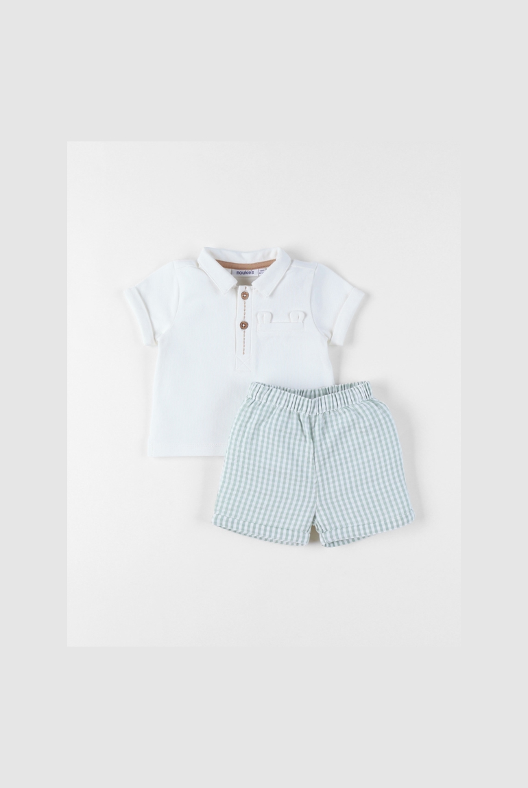 Ensemble Polo Avec Short, Coton, Noukie's 1