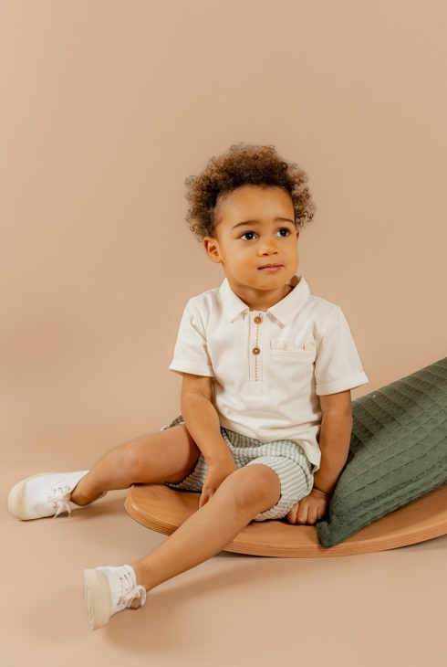 Ensemble Polo Avec Short, Coton, Noukie's