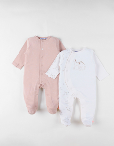 Set De 2 Pyjamas Bébé, Jersey, Noukie's 1