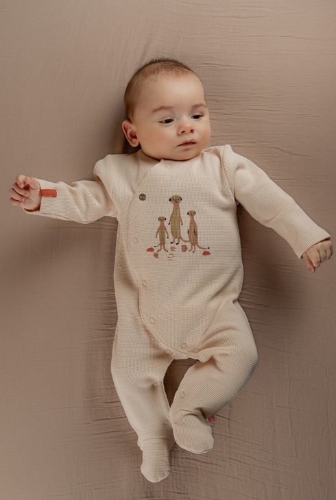 Pyjama Bébé, Jersey Gaufré, Noukie's