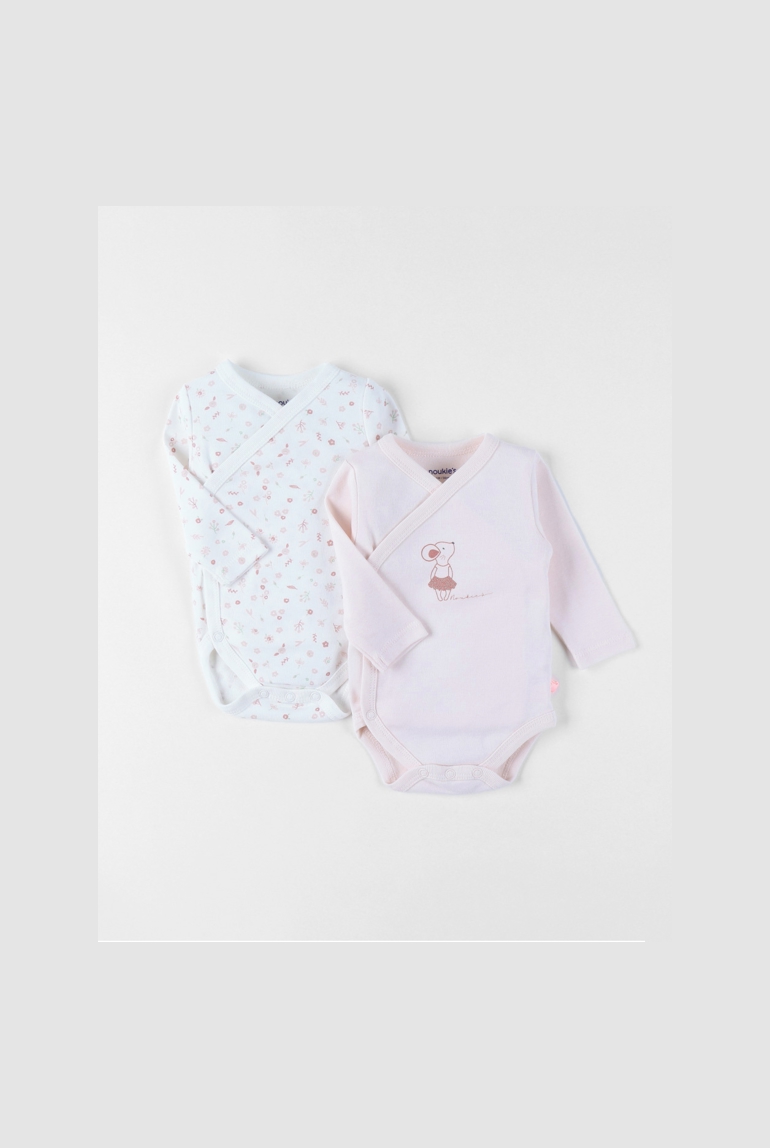 Lot De 2 Bodys, Coton, Noukie's 1