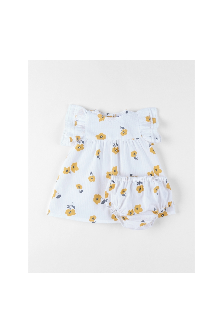 Robe Avec Bloomer, Crépon De Coton, Noukie's 1