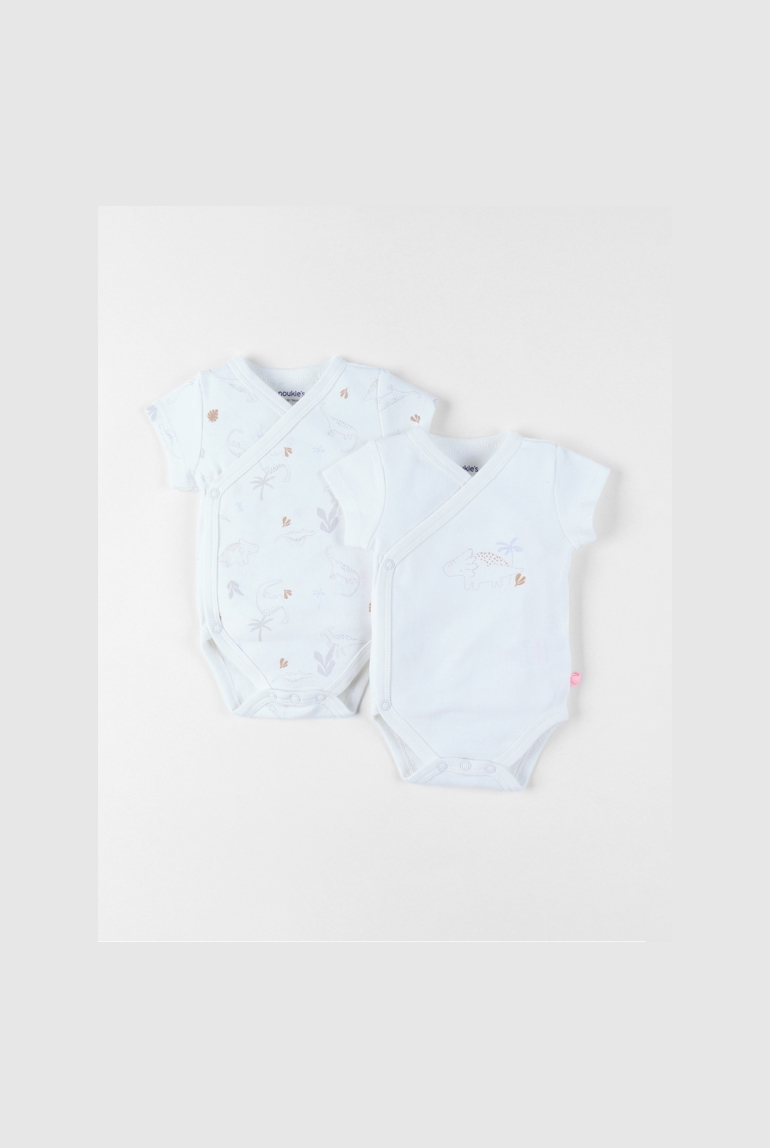 Lot De 2 Bodys, Coton, Noukie's 1