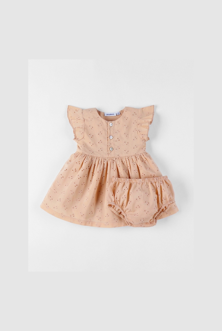 Robe Avec Bloomer, Broderie Anglaise, Noukie's 1