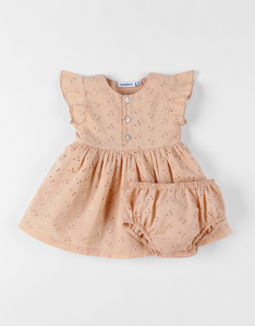 Robe Avec Bloomer, Broderie Anglaise, Noukie's 1