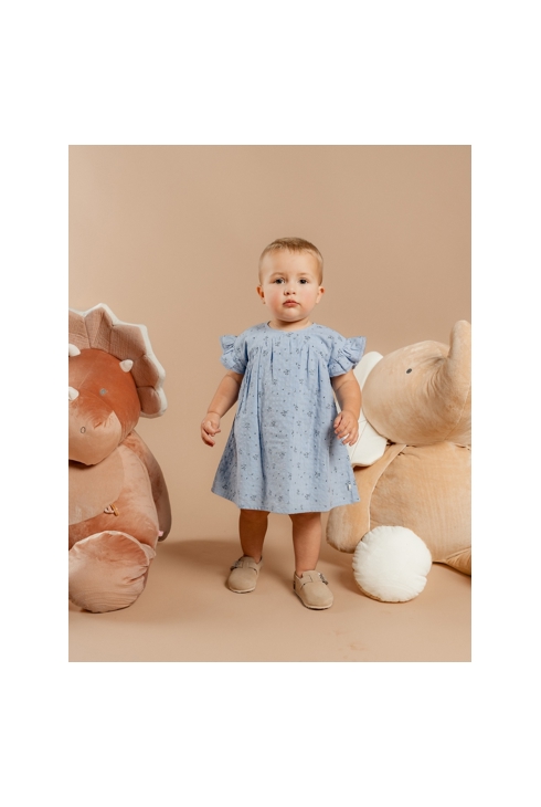 Robe Avec Bloomer, Crêpe Gaufrée, Noukie's