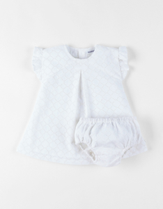 Robe Avec Bloomer, Broderie Anglaise, Noukie's 1