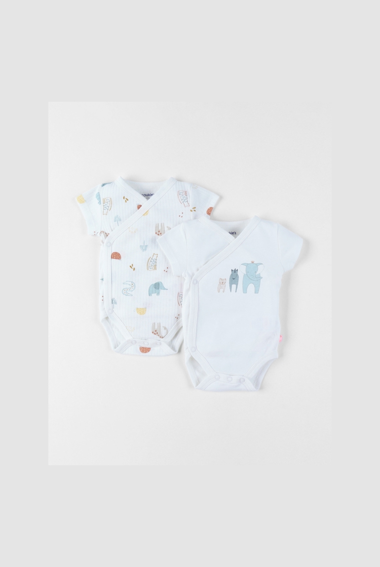 Lot De 2 Bodys, Coton, Noukie's 1