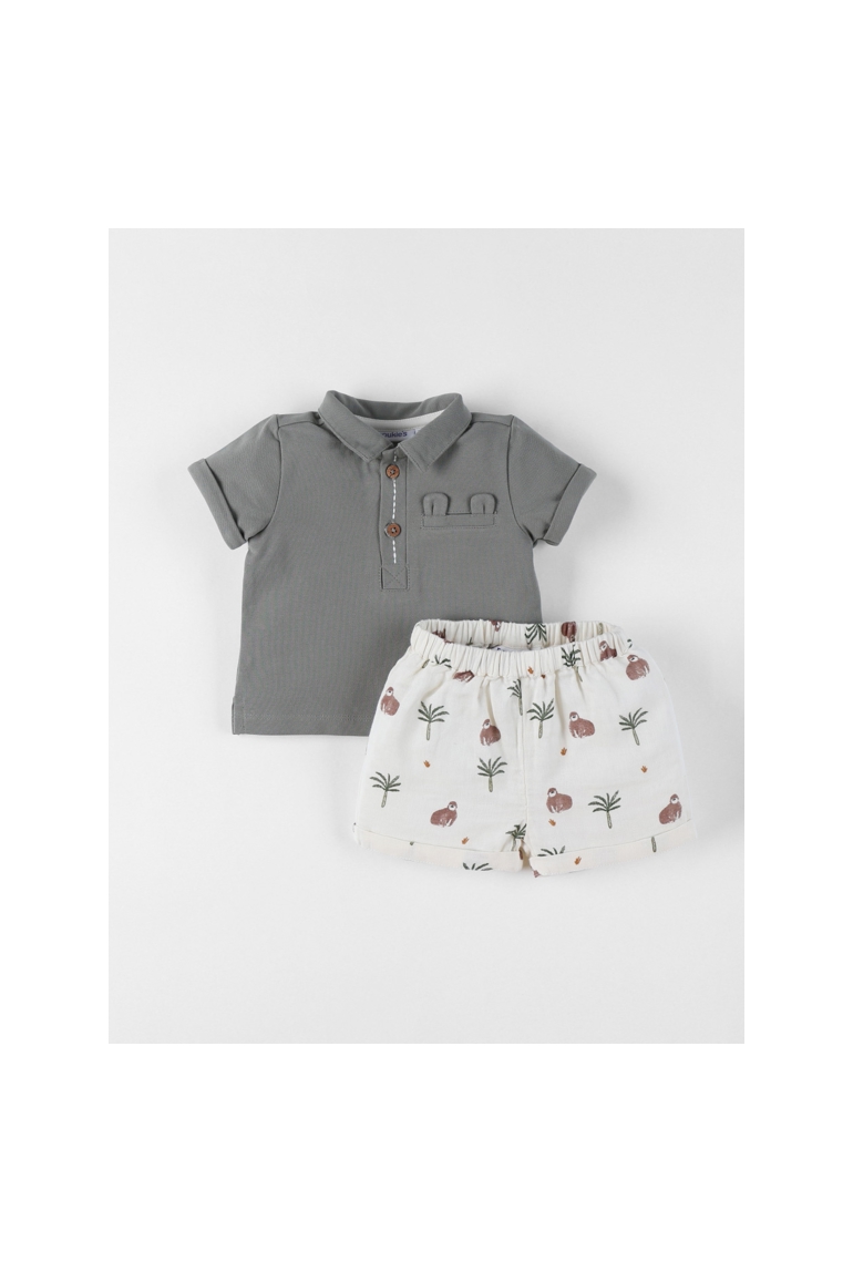 Ensemble Polo Avec Short, Coton, Noukie's 1