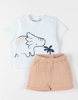 Set T-shirt Avec Short, Coton, Noukie's