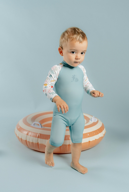 Combinaison de bain UV Rayée, Noukie's