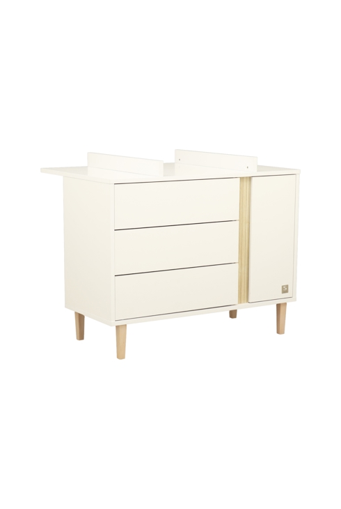 Plan à langer pour commode 3 tiroirs et 1 porte