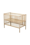 Lit à barreaux REMI 60x120 en Bois Massif Vernis Naturel - Confort et Sécurité 2