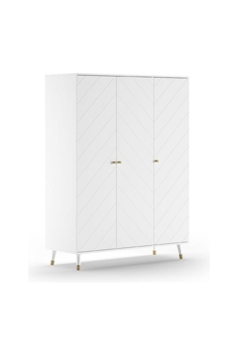 Billy Armoire 3 Portes Blanc