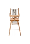 Chaise Haute André Fixe Hybride en Bois Blanc - Confort et Élégance pour Bébé 2