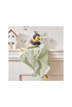 Doudou Abeille en Voile Vert Clair - Douceur Naturelle pour Bébé 3
