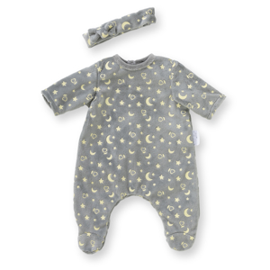 Pyjama Brille dans la Nuit & Bandeau pour poupon 36 cm 1