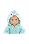 Cape de Bain Pingouin pour poupon 36 cm 3