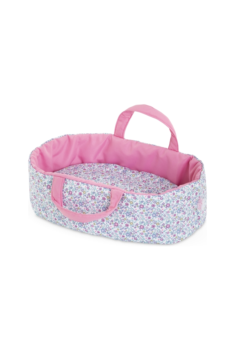 Couffin Floral pour poupon 30 cm 1