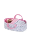 Couffin Floral pour poupon 30 cm 3