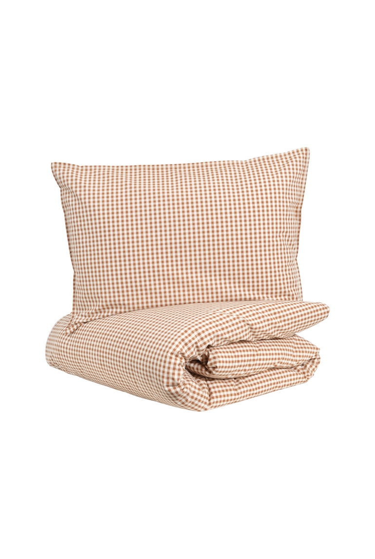 Parure de lit vichy Pom Pouce, Little Crevette 1