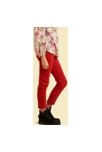 Ensemble    Pantalon Velours Rouge & Blouse Fleurie, La Faute à Voltaire 3