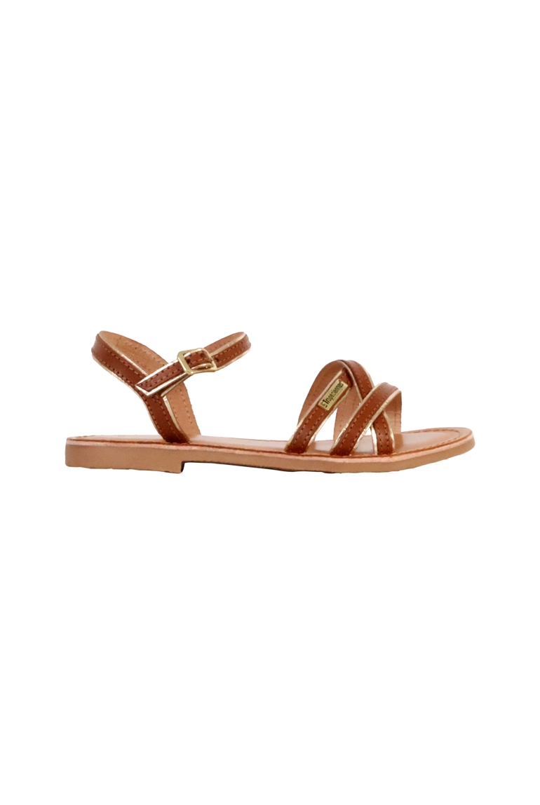 Sandale Plate Cuir Belix, Les Tropeziennes 1