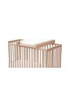 Plan à langer amovible pour lit bébé en bois ESSENTIEL Hêtre Verni 60 x 120 cm