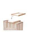 Plan à langer amovible pour lit bébé en bois ESSENTIEL Hêtre Verni 60 x 120 cm 3