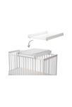 Plan à langer amovible pour lit bébé en bois ESSENTIEL Blanc 3