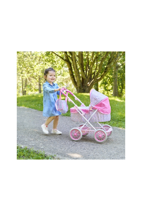 Landau Floral pour poupons 36 / 42 et 52 cm