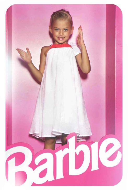 Robe de cérémonie voile de coton col angé Alizee, La Faute à Voltaire