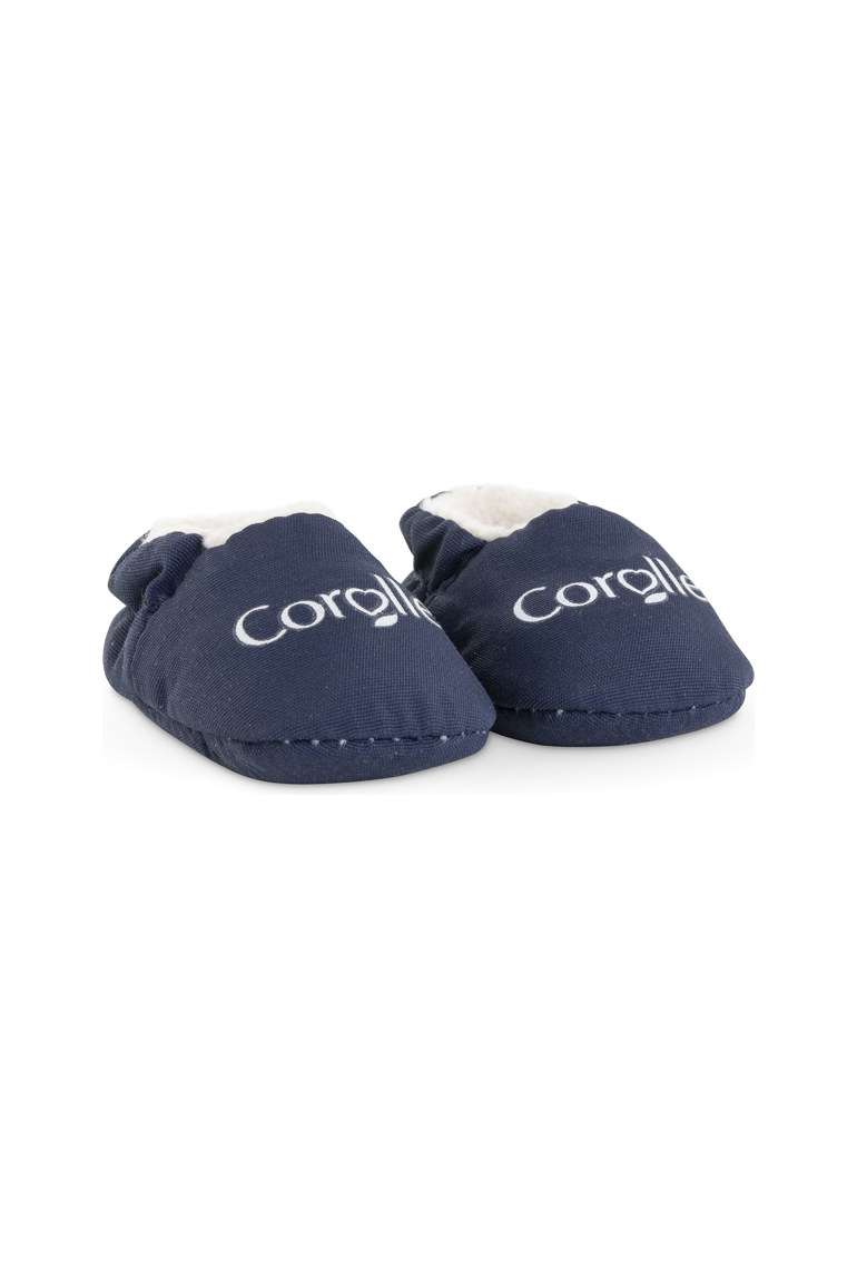 Chaussons Bleu Marine pour poupon 30 cm 1