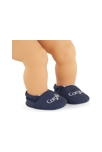 Chaussons Bleu Marine pour poupon 30 cm 2