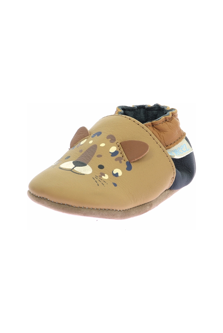 Chaussons cuir Robeez Leo Miror 1