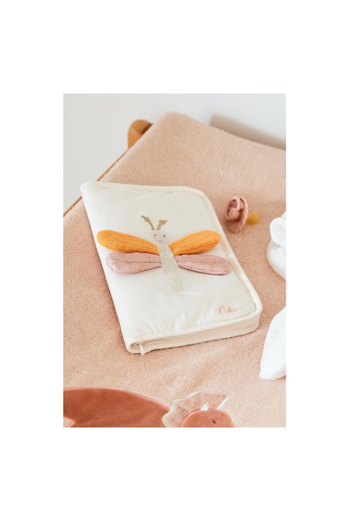 Protège Carnet De Santé Libellule En Jersey,, Noukie's