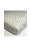 Drap housse Percale de Coton Bio rayé 1 personne 2