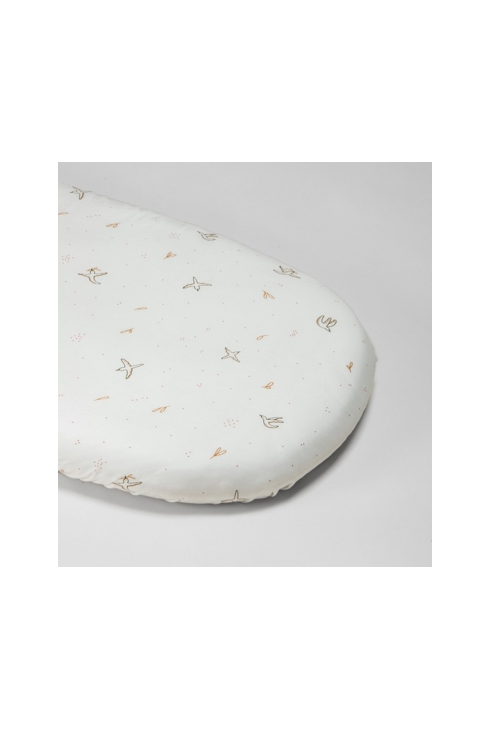 Drap housse Coton Bio pour landau L'envolée
