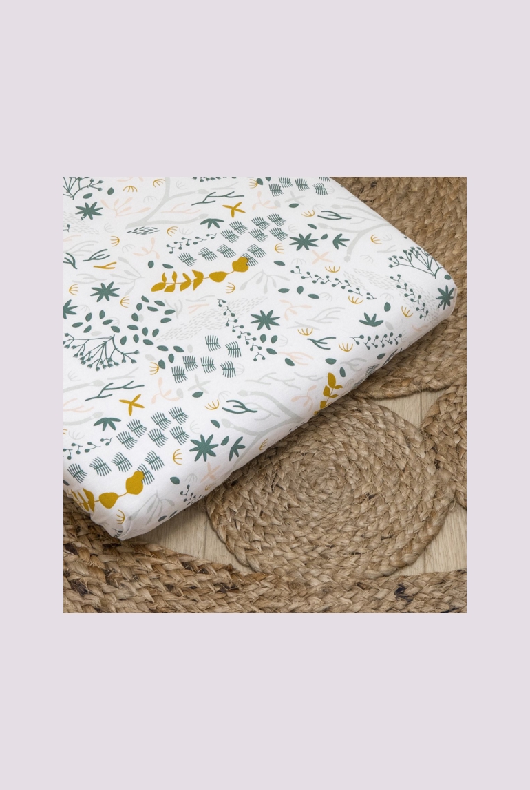 Drap housse Coton Bio Berceau Yukari 1