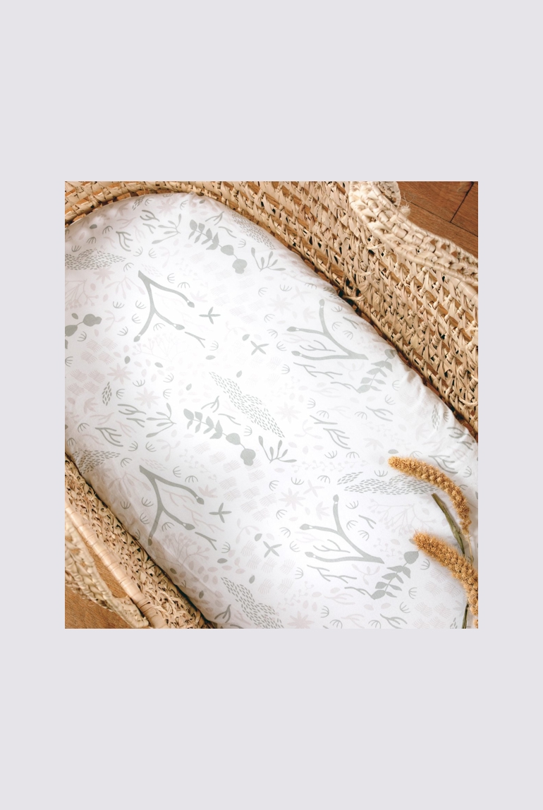 Drap housse Coton Bio pour landau Yukari Douceur 1