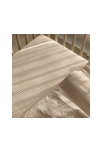 Drap housse bébé Percale de Coton Bio rayé 5