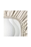 Drap housse bébé Percale de Coton Bio rayé 4