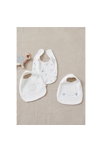 Lot De 3 Bavoirs Imprimé Savane En Jersey Gaufré,, Noukie's 2