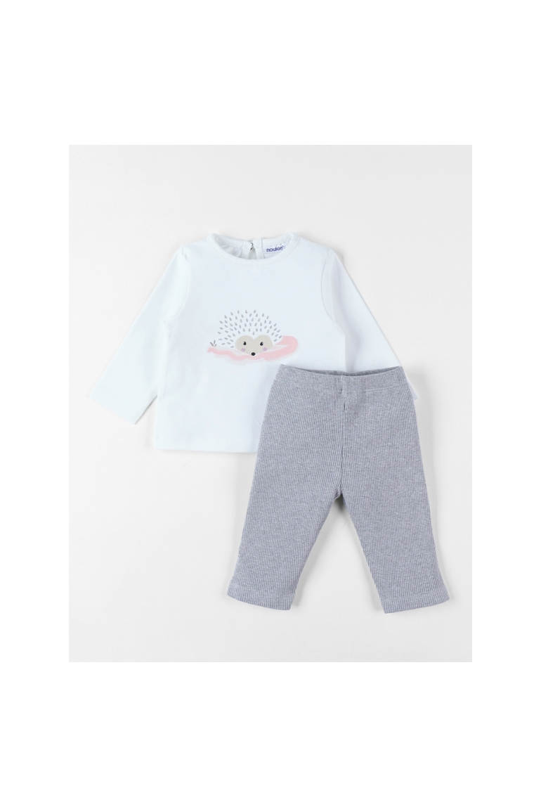 Lot T-shirt + Legging, Jersey Côtelé, Noukie's 1