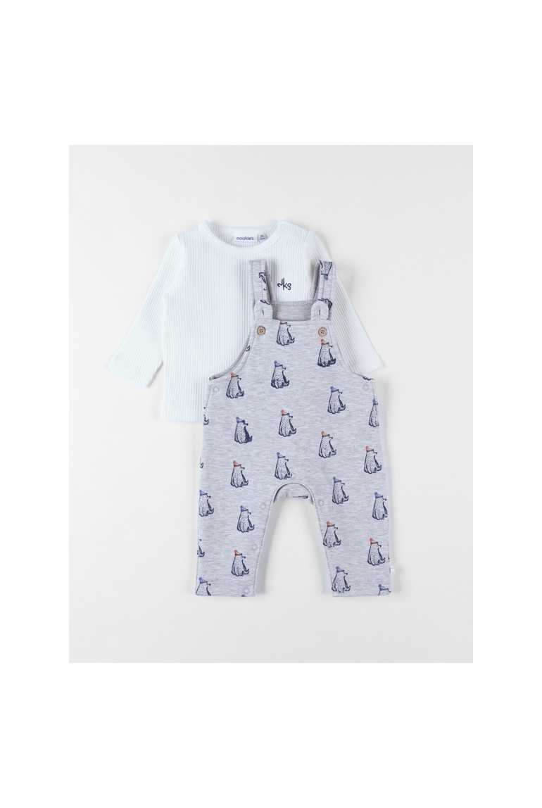 Ensemble Salopette + T-shirt, Ours, Noukie's 1