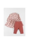 Lot T-shirt + Legging, Jersey Côtelé, Noukie's 3