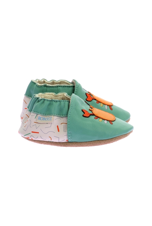 Chaussons cuir Robeez Easy Care