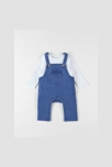 Ensemble Salopette + T-shirt, Denim, Noukie's 4